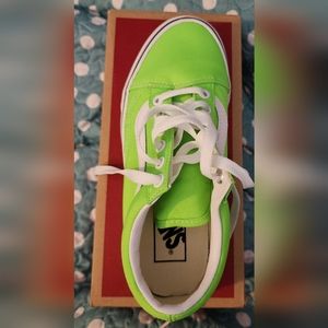 Women's Lime Green Vans
